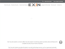 Tablet Screenshot of exinsecurity.com